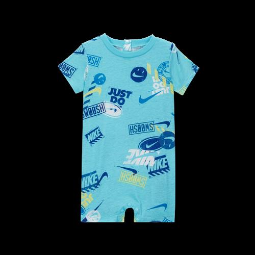 Nike Wild Air-buksedragt med print til babyer - blå