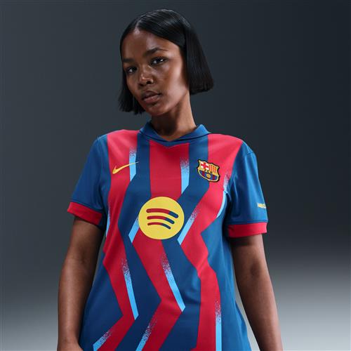 FC Barcelona 2025/26 Stadium Fourth Nike Dri-FIT Replica-fodboldtrøje til kvinder - blå