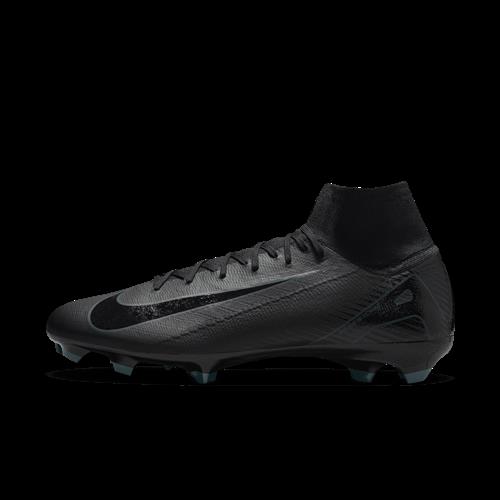 Nike Mercurial Superfly 10 Pro FG High-Top-fodboldstøvler - sort