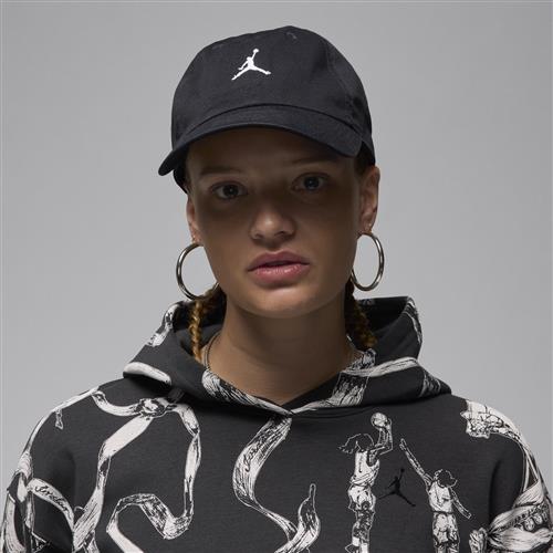 Ustruktureret Jordan Club-kasket med buet skygge - sort