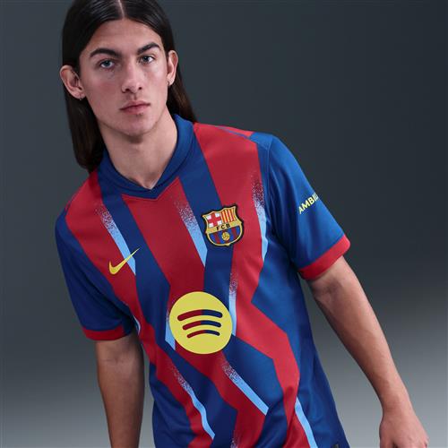 FC Barcelona 2025/26 Stadium Fourth Nike Dri-FIT Replica-fodboldtrøje til mænd - blå
