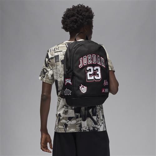 Stor Jordan Patch Backpack-rygsæk til børn (27 L) - sort