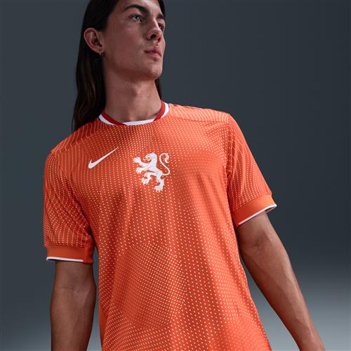 Holland 2025 Stadium Home (kvindehold) Nike Dri-FIT Replica-fodboldspillertrøje til mænd - Orange
