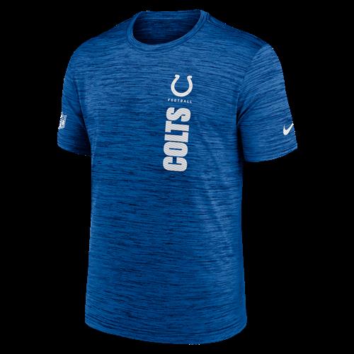 Indianapolis Colts Sideline Velocity Nike Dri-FIT NFL-T-shirt til mænd - blå