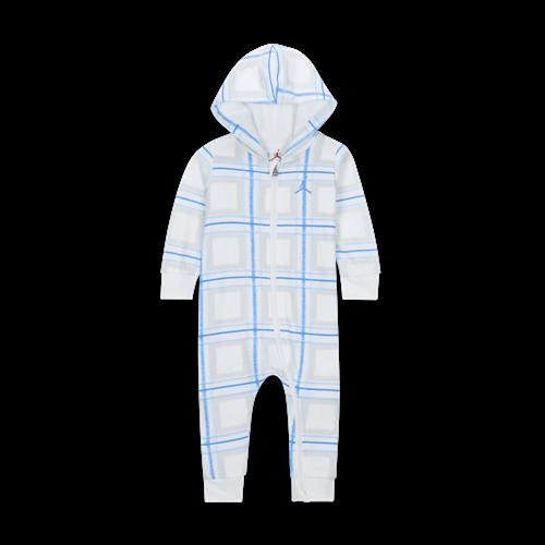 Jordan Brooklyn Essentials Holiday Coverall til babyer (0-9M) - hvid