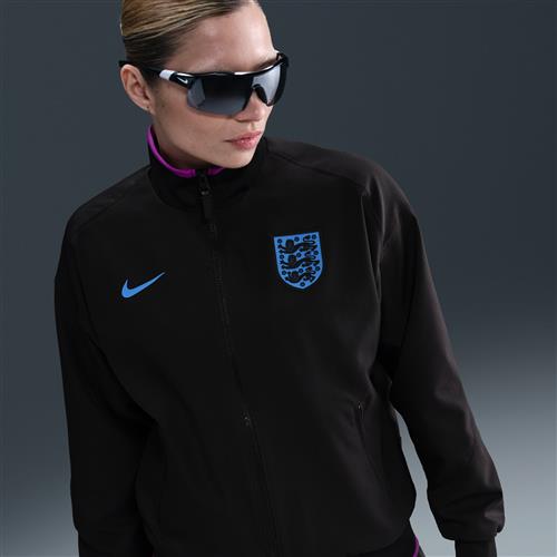 England Strike Away Nike Dri-FIT Anthem-fodboldjakke til kvinder - sort