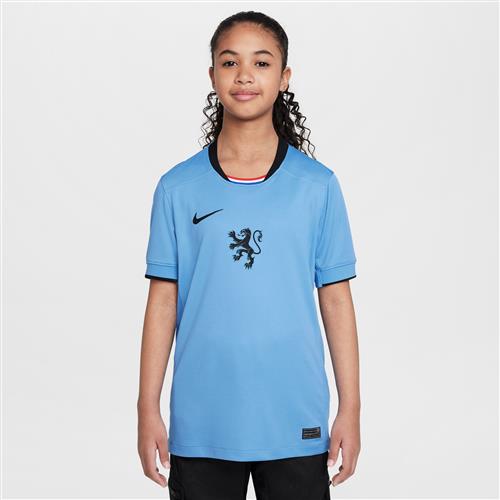 Holland 2025 Stadium Away (kvindehold) Nike Dri-FIT Replica-fodboldspillertrøje til større børn - blå