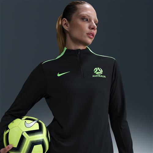 Australien Academy Pro-Nike Dri-FIT-fodboldtræningstrøje til kvinder - sort