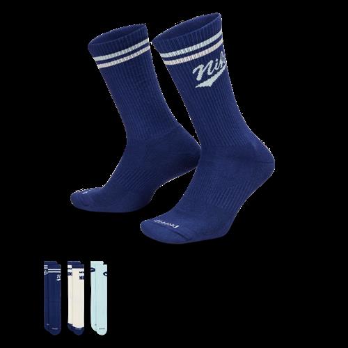 Nike Everyday Plus-crewstrømper (3 par) - multifarvet