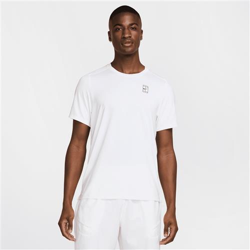 NikeCourt Advantage Dri-FIT-tennisoverdel til mænd - hvid