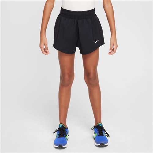 Nike One Dri-FIT 2-i-1-shorts til piger (7,6 cm) - sort
