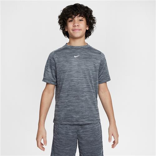Kortærmet Nike Multi Dri-FIT-trøje til større børn - sort