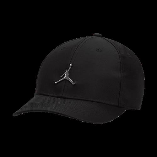 Jordan Metal Jumpman-kasket med buet skygge til større børn - sort