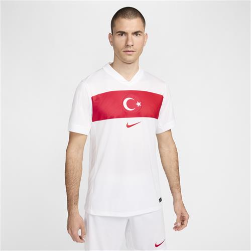 Tyrkiet 2024/25 Stadium Home Nike Dri-FIT Replica-fodboldtrøje til mænd - hvid