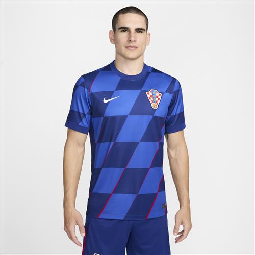 Kroatien 2024/25 Stadium Away Nike Dri-FIT Replica-fodboldtrøje til mænd - blå
