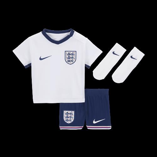 England 2024/25 Stadium Home Nike Football Replica-sæt i tre dele til babyer/småbørn - hvid