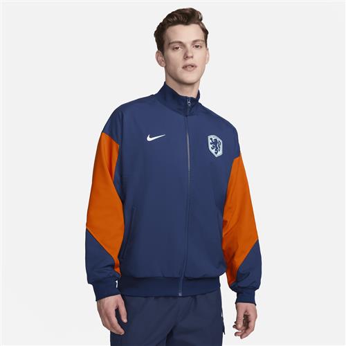 Holland Strike Nike Dri-FIT-fodboldjakke til mænd - blå