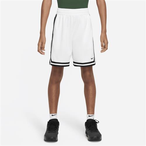 Nike Dri-FIT DNA-basketballshorts til større børn (drenge) - hvid