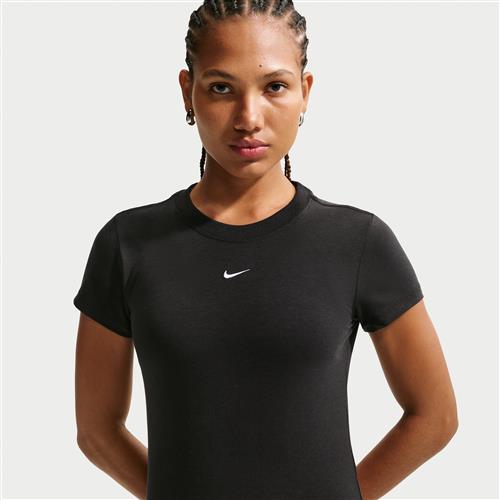 Maskinstrikket Nike Chill-T-shirt til kvinder - sort