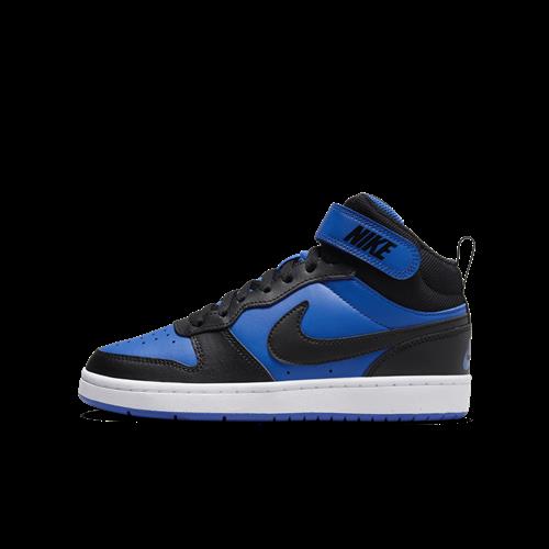 Nike Court Borough Mid 2-sko til større børn - blå