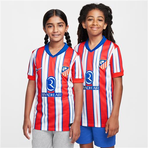 Club Atlético de Madrid 2024/25 Stadium Home Nike Dri-FIT Replica-fodboldtrøje til større børn - blå
