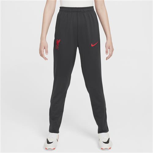 Liverpool FC Strike Third Nike Dri-FIT-fodboldbukser til større børn - grå