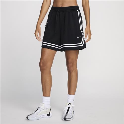 Nike Crossover-Dri-FIT-basketballshorts (12,5 cm) til kvinder - sort