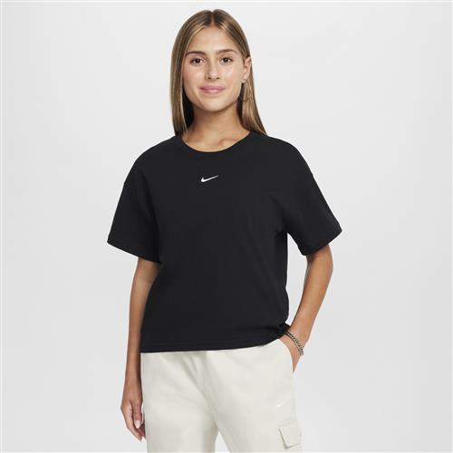 Nike Essential-T-shirt til større børn (piger) - sort