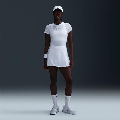 Nike Victory Dri-FIT Straight-tennisnederdel til kvinder - hvid