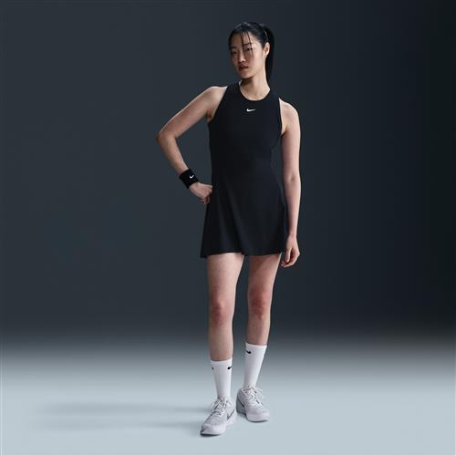 Nike Victory Dri-FIT-tenniskjole til kvinder - sort