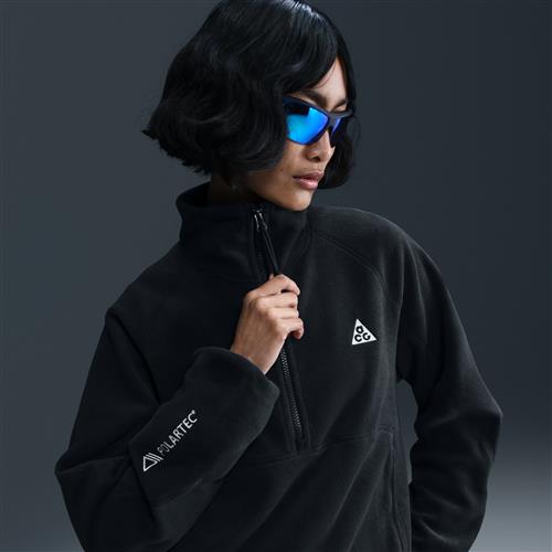 Nike ACG "Wolf Tree"-trøje med 1/2 lynlås til kvinder - sort