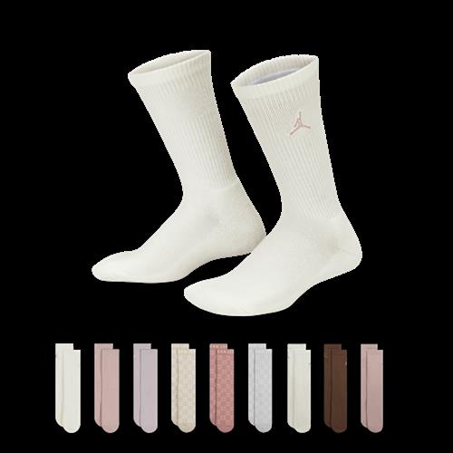 Jordan Holiday Crew-gavesæt til større børn (9 par) - hvid