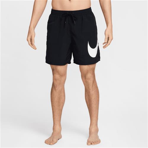 Nike Swim Breaker-volleyshorts (18 cm) med indershorts til mænd - sort