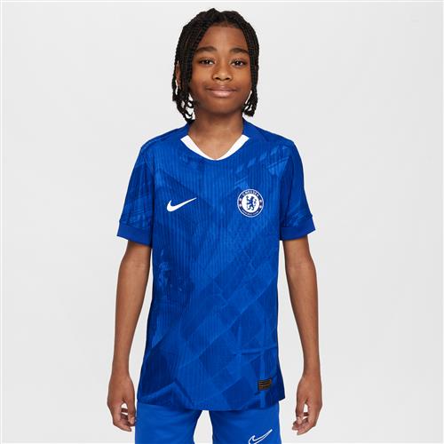Chelsea FC 2025/26 Match Home Nike Dri-FIT ADV Authentic-fodboldtrøje til større børn - blå