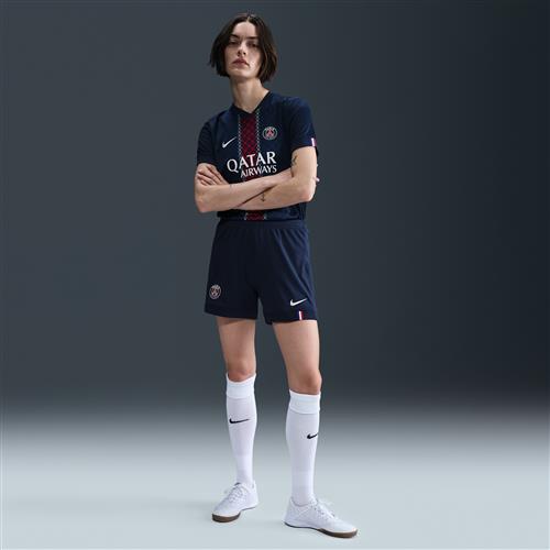 Paris Saint-Germain 2025/26 Stadium Home Nike Dri-FIT Replica-fodboldshorts til kvinder - blå