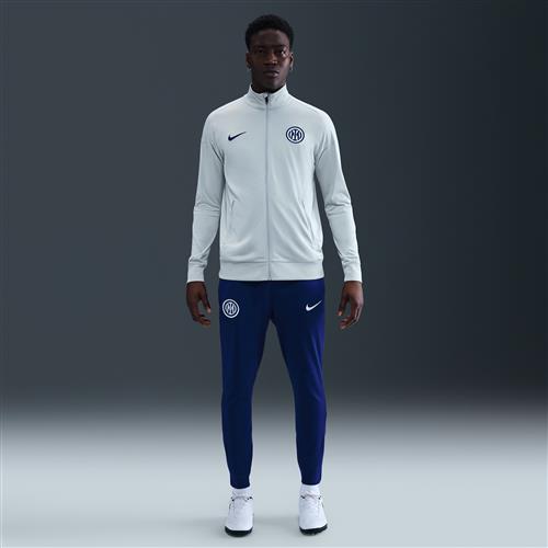 Maskinstrikkede Inter Milan Strike Nike Dri-FIT-fodboldbukser til mænd - blå