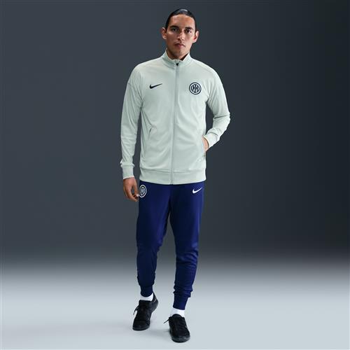 Maskinstrikket Inter Milan Strike Nike Dri-FIT-fodboldtracksuit til mænd - grå