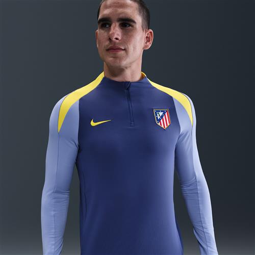 Atlético Madrid Strike Nike Dri-FIT-fodboldtræningstrøje til mænd - lilla