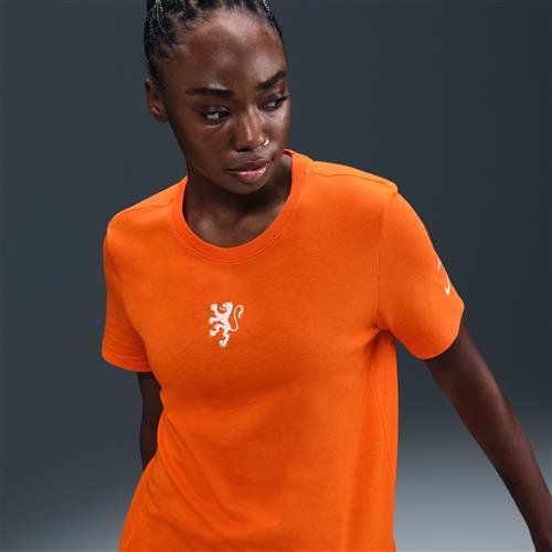 Holland Nike Football-T-shirt til kvinder - Orange