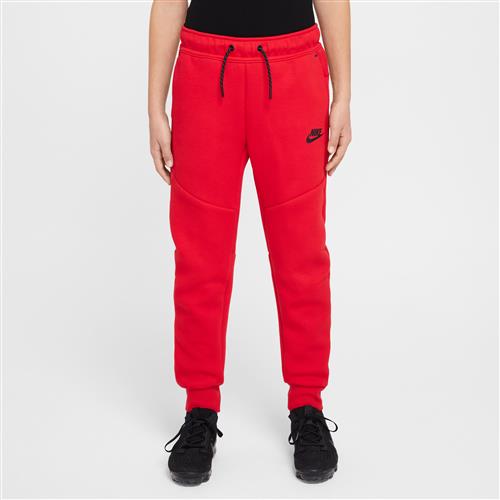 Nike Tech Fleece-joggers til større børn - rød
