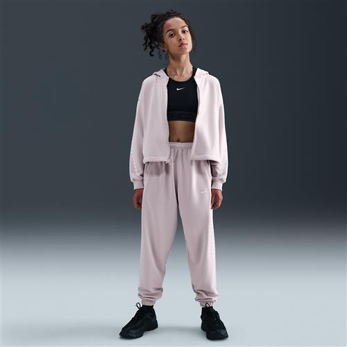 Nike Dri-FIT-fleecebukser til piger - lilla