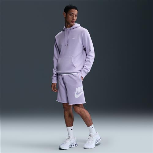 Nike Club Alumni-shorts i french terry til mænd - lilla