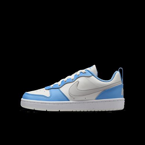 Nike Court Borough Low Recraft-sko til større børn - hvid