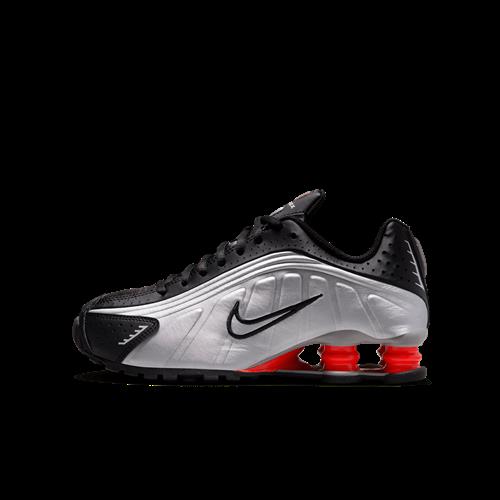 Nike Shox R4-sko til større børn - grå