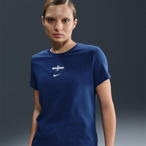 Nike England-fodbold-T-shirt til kvinder - blå