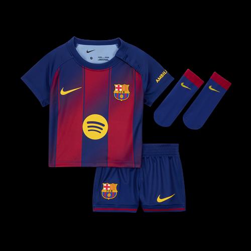 FC Barcelona 2025/26 Stadium Home Nike Football Replica-sæt i tre dele til babyer/småbørn - blå