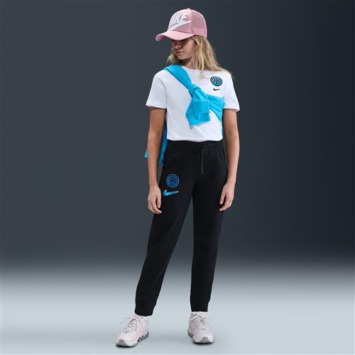 Inter Milan Club Nike Football-joggers til større børn (drenge) - sort