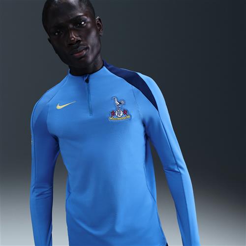 Maskinstrikket Tottenham Hotspur Strike Third Nike Dri-FIT Total 90-fodboldtræningstrøje til mænd - blå