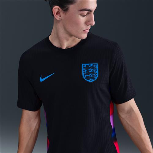 England 2025 Match Away (kvindehold) Nike Dri-FIT ADV Authentic-fodboldspillertrøje til mænd - sort