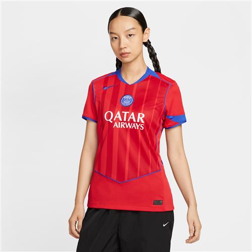 Paris Saint-Germain 2025/26 Stadium Third Nike Dri-FIT Total 90 Replica-fodboldtrøje til kvinder - rød